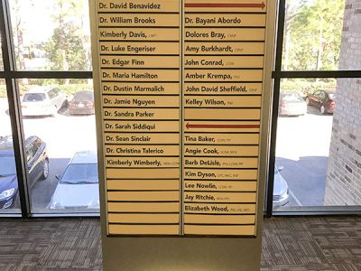 Directory Free Stand Signs