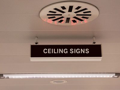 Hanging Ceilling Signs