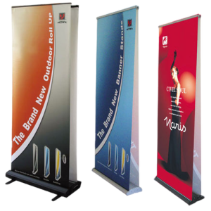 Double Side Rollup Stand
