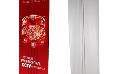 Banner in Roll Up Stand